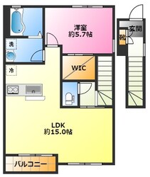 元住吉駅 徒歩19分 2階の物件間取画像